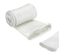 QUARKZMAN Protecteur De Câble Isolant, 65mm/2.56 Pouces-1m/3 Pieds Manchon en Fibre De Verre Haute Température Blanc