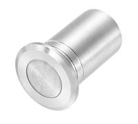 QUARKZMAN Protecteur De Poussière Pour Loquet De Porte 17mm/0.67", Insert De Verrou Coulissant Sécurisé Anti-Poussière En Acier Inoxydable 304, Accessoires Pour Verrou À Cylindre, Argenté