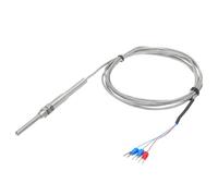 QUARKZMAN PT100 RTD Thermocouple Inox Acier M8 Température Capteur Sonde -50 à 500C 6,6 ft 5x50mm