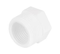 QUARKZMAN Raccord de Tuyau en Pvc Mâle G3/4" Vers Femelle G1/2" Réducteur Fileté Raccord Hexagonal Adaptateur de Tuyau pour Système D'Eau