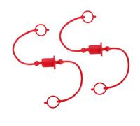QUARKZMAN Raccord rapide hydraulique 2 Jeux ISO-A 13mm Rouge