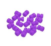 QUARKZMAN RC Anti Vibration Caoutchouc Billes Amortisseur Billes pour RC F4 F7 Vol Contrôleur Cardan M2x5,6 mm Choc Absorption Billes,RC Modèles Drone Accessoires, Paquet de 20 (Violet)