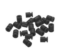 QUARKZMAN Rc Boules en Caoutchouc Anti-Vibration pour Contrôleur de Vol F4 F7 Gimbal M3x8mm, Lot de 20, Accessoires DIY pour Modèles Rc de Drones (Noir)