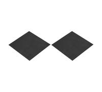 QUARKZMAN Rectangle Graphite Block Disk Ingot High Purity Graphite Electrode Plate Sheet 100x100x1mm Pour Melting Casting Electrolysis, Pack Of 2