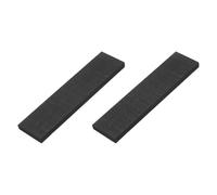 QUARKZMAN Rectangle Graphite Block Disk Ingot High Purity Graphite Electrode Plate Sheet 100x25x5mm Pour Melting Casting Electrolysis, Pack Of 2