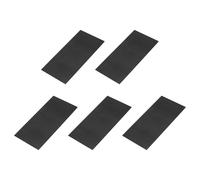 QUARKZMAN Rectangle Graphite Block Disk Ingot High Purity Graphite Electrode Plate Sheet 100x50x1mm Pour Melting Casting Electrolysis, Pack Of 5