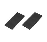 QUARKZMAN Rectangle Graphite Block Disk Ingot High Purity Graphite Electrode Plate Sheet 100x50x1mm Pour Melting Casting Electrolysis, Pack Of 2