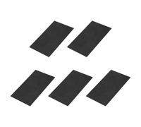 QUARKZMAN Rectangle Graphite Block Disk Ingot High Purity Graphite Electrode Plate Sheet 100x60x1mm Pour Melting Casting Electrolysis, Pack of 5