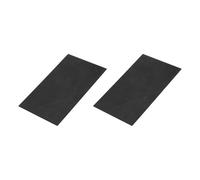 QUARKZMAN Rectangle Graphite Block Disk Ingot High Purity Graphite Electrode Plate Sheet 100x60x1mm Pour Melting Casting Electrolysis, Pack Of 2