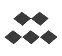 QUARKZMAN Rectangle Graphite Block Disk Ingot High Purity Graphite Electrode Plate Sheet 20x20x1mm Pour Melting Casting Electrolysis, Pack Of 5