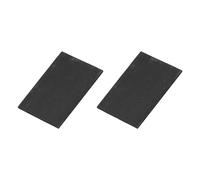 QUARKZMAN Rectangle Graphite Block Disk Ingot High Purity Graphite Electrode Plate Sheet 30x20x1mm Pour Melting Casting Electrolysis, Pack Of 2