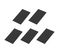 QUARKZMAN Rectangle Graphite Block Disk Ingot High Purity Graphite Electrode Plate Sheet 50x30x1mm Pour Melting Casting Electrolysis, Pack Of 5