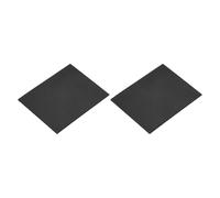 QUARKZMAN Rectangle Graphite Block Disk Ingot High Purity Graphite Electrode Plate Sheet 50x40x1mm Pour Melting Casting Electrolysis, Pack Of 2