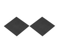 QUARKZMAN Rectangle Graphite Block Disk Ingot High Purity Graphite Electrode Plate Sheet 50x50x1mm Pour Melting Casting Electrolysis, Pack Of 2