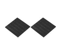 QUARKZMAN Rectangle Graphite Block Disk Ingot High Purity Graphite Electrode Plate Sheet 50x50x2mm Pour Melting Casting Electrolysis, Pack Of 2