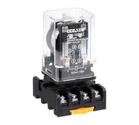 QUARKZMAN Relais Électromagnétique Bobine 24V CC 10A 8 Broches MK2P-I