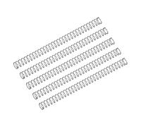 QUARKZMAN Ressort de Compression 5Pcs en Acier Inoxydable 304, 3mm OD, 0.2mm Fil Taille, 50mm Libre Longueur, Ton Argenté