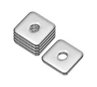 QUARKZMAN Rondelle Carrée, 5Pcs M5x20x20x3mm 304 Acier Inoxydable Rondelle Plate Carrée Joint Plat Espaceur Pour Quincaillerie Fixation