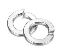 QUARKZMAN Rondelle Grower 7/16", 30Pcs 304 Acier Inoxydable Rondelles Élastiques Métalliques À Fente Pour Boulons Vis Machines