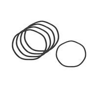 QUARKZMAN Rondelle Ondulée, 5Pcs 4.65"x4.25"x0.02" (ODxIDxT) - Rondelle Courbée En Fer Pour Boulon, Joints À Rondelles Ondulées Pour Machines (Noir)