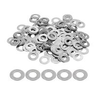 QUARKZMAN Rondelle Plate M6 pour Vis, 200Pcs Rondelles Métalliques 6MM DI x 12MM DE x 0.5MM Épaisseur