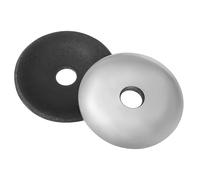 QUARKZMAN Rondelles D'Étanchéité En Néoprène, 6.3x30x2.5mm Rondelles D'Étanchéité Collées EPDM 304 Acier Inoxydable Avec Support En Caoutchouc Pour Vis Argenté, Lot De 20