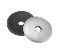 QUARKZMAN Rondelles D'Étanchéité Néoprène, 5.5x25x2.1mm Rondelles D'Étanchéité Collées EPDM 304 Joint À Revêtement Caoutchouc Inoxydable Pour Vis Argenté, Lot 50 (#12)