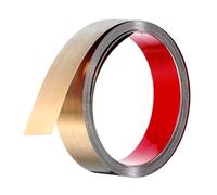 QUARKZMAN Rose Gold Trim Adhésif À Décoller Et À Coller, Bordure Auto-Adhésive Pour Miroir 4m x 40mm Finition Brossée En Acier Inoxydable Bandes De Moulure Pour Cadre De Miroir Mur Armoire