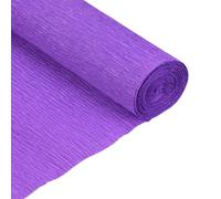 QUARKZMAN Rouleau De Papier Crêpe 5 ft Long 20 Inch Large Pour Wedding Ceremony Various Large Festivals Decoration, Dark Purple Pack Of 2