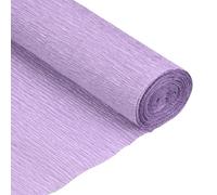 QUARKZMAN Rouleau de Papier Crépon 210cm de Long 50cm de Large Papier Crepon pour la Cérémonie de Mariage, Diverses Grandes Décorations de Festivals, Violet Clair