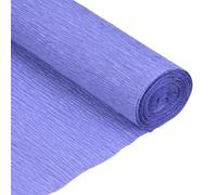 QUARKZMAN Rouleau de Papier Crépon 210cm de Long 50cm de Large Papier Crepon pour la Cérémonie de Mariage, Diverses Grandes Décorations de Festivals, Bleu Clair Violet