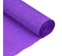 QUARKZMAN Rouleau de Papier Crépon 210cm de Long 50cm de Large Papier Crepon pour la Cérémonie de Mariage, Diverses Grandes Décorations de Festivals, Violet Foncé