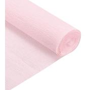 QUARKZMAN Rouleau de Papier Crépon 210cm de Long 50cm de Large Papier Crepon pour la Cérémonie de Mariage, Diverses Grandes Décorations de Festivals, Rose Clair