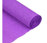 QUARKZMAN Rouleau de Papier Crépon 210cm de Long 50cm de Large Papier Crepon pour la Cérémonie de Mariage, Diverses Grandes Décorations de Festivals, Violet