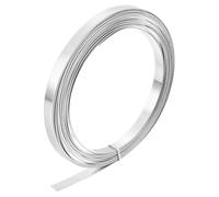 QUARKZMAN Rouleau En Aluminium Métal, 5000mm x 10mm x 0.8mm Épaisseur 1060 Rouleau De Plaque D'aluminium Feuillard Pour Usage Industriel, Ton Argenté