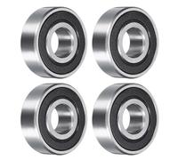 QUARKZMAN Roulement à Billes à Gorge Profonde 1615-2Rs, 4Pcs 11mm X 29mm X 10mm en Acier au Chrome au Carbone Z2 Double Roulement Scellé en CaoutchoUC (P6)