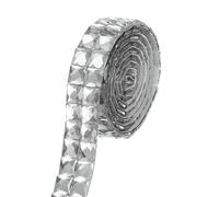 QUARKZMAN Ruban À Strass Cristal, 1 Yard x 0.79 Pouce Autocollant Ruban À Strass Bande Ceinture Enveloppe Pour Wedding Cakes Birthday DIY Crafts Car Home Decor, White