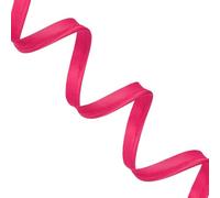 QUARKZMAN Ruban Biais 1/2 Pouce 11 Verges / 10m Garniture De Passepoil avec Cordon À Âme en Coton pour Couture Ourlet Rembourrage Coussin DIY Décoration Artisanat, Rose Red