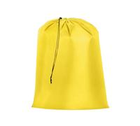 QUARKZMAN Sac à Linge avec Fermeture à Cordon, 27"X22" Sac à Linge Sale avec Poignée Panier à Linge Lavable pour Voyage Camping Et Plein Air Jaune