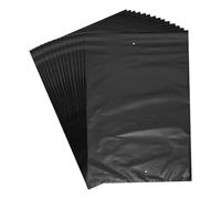 QUARKZMAN Sacs De Rétraction, 50Pcs 9.8 x 4.72 Pouces Noirs Sacs De Rétraction POF Pour Emballage Paniers Cadeaux, Savons, Boules De Bain, Bougies, Cosmétiques, Artisanat DIY Maison