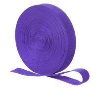 QUARKZMAN Sangle en Nylon, 20 M x 2.5 cm Bande Plate en Polypropylene pour Sacs, Couverture Solaire De Piscine, Réparation Bricolage (Violet)