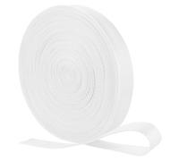QUARKZMAN Sangle en Nylon, 20 M x 2.5 Cm Bande Plate en Polypropylène pour Sacs, Couverture Solaire De Piscine, Réparation Et Bricolage (Blanc)