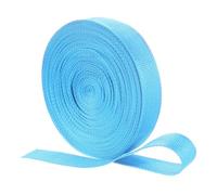 QUARKZMAN Sangle en Nylon, 22 Verges x 1-1/4" Bande Plate en Polypropylene pour Couverture Solaire De Piscine, Réparation Bricolage Artisanat(Azure)