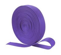 QUARKZMAN Sangle en Nylon, 22 Verges x 1-1/4" Bande Plate en Polypropylene pour Couverture Solaire De Piscine, Réparation Bricolage Artisanat (Violet)