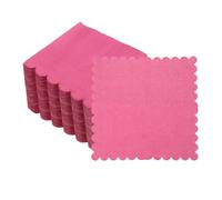 QUARKZMAN Serviettes À Cocktail, 100 Paquet Bleu 2-Ply Rectangle Serviettes Jetables 13" x 16" Serviettes À Boisson En Papier Pour Dinner Wedding Bar Birthday Party
