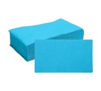 QUARKZMAN Serviettes À Cocktail, 100 Paquets Azur 2-Ply Rectangle Serviettes Jetables 16" x 13" Serviettes À Boisson En Papier Pour Dinner Wedding Bar Birthday Party Utilisation Quotidienne