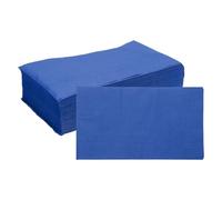 QUARKZMAN Serviettes Cocktail, 100 Pack Bleu Foncé 2-Ply Rectangle Serviettes Jetables 16" x 13" Serviettes Papier Pour Dinner Wedding Bar Birthday Party Et Utilisation Quotidienne