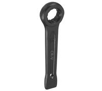 QUARKZMAN Slogging Box End Striking Ring Wrench 22mm Metrique CR-V Acier 12-Points Flat Strike Wrench Peinture Cuisson Single Head Spanner Outil Manuel Pour Mechanical Automotive Repair
