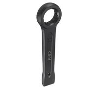 QUARKZMAN Slogging Box End Striking Ring Wrench 30mm Metrique CR-V Acier 12-Point Flat Strike Wrench Peinture Baking Single Head Spanner Outil Manuel pour Mechanical Automotive Repair