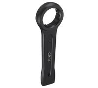 QUARKZMAN Slogging Box End Striking Ring Wrench 46mm Métrique CR-V Acier 12-Point Flat Strike Wrench Peinture Cuisson Single Head Spanner Outil Manuel pour Mechanical Automotive Repair